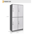 armario de dos dormitorios moderno de 4 puertas Armario de armarios Steel Locker de Almirah Designs